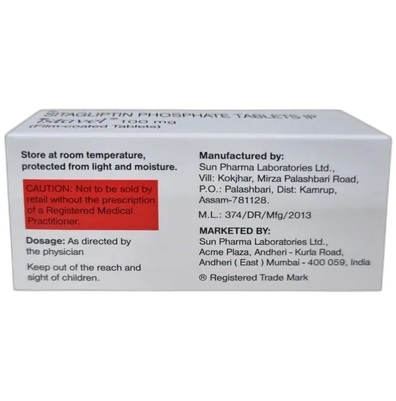 istavel 100mg tablet 10's